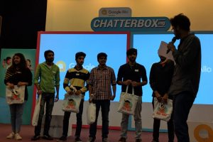 In collaboration with Google India Limited organized a Chatterboxing Competition