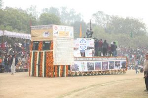 MREI takes part in the 68th Republic day celebrations at the ‘Gantantra Divas Samaroha’ in Faridabad with a tableau focusing on innovation and the skilling of its students