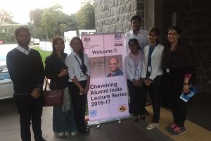 Students of BBA program at Department of Management and Commerce attend 9th Chevening India Lecture and panel Discussion
