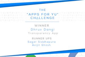 First Prize at Yureka “ Apps for YU Challenge”