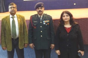 Indian Army visited the Manav Rachna campus for UES