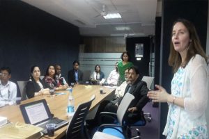 Dr. Jo Barnes, Faculty of Environment and Technology, University of the West of England, visited Manav Rachna University