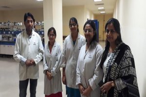 Three MRU students undergoing Summer training at Shreya Life Sciences Pvt. Ltd (2)