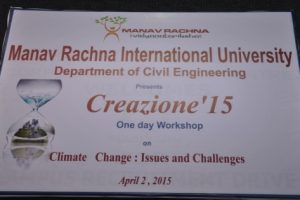 One day workshop on climate change-issues & challenges