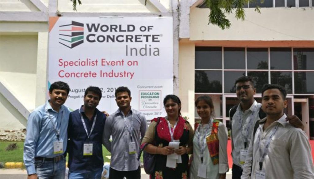 Visit to World of Concrete, Pragati Maidan by PG Students of Department of Civil Engineering (1)