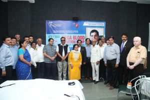 Manav Rachna family participates whole-heartedly in the Mega Blood Donation Camp & Thalassemia screening drive organized in the memory of Dr. O P Bhalla (1)