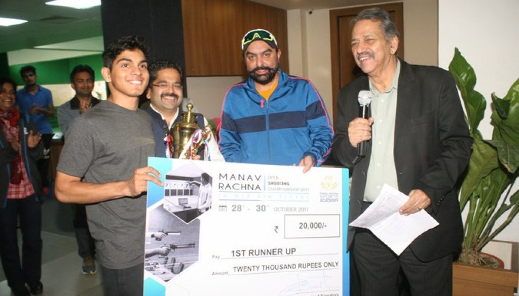 The 3 Day Manav Rachna Open Shooting Championship 2017 concluded with Yashaswani winning the title (1)