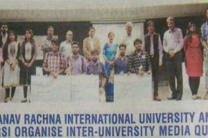 Manav Rachna International University and PRSI organise Inter-University Media Quiz