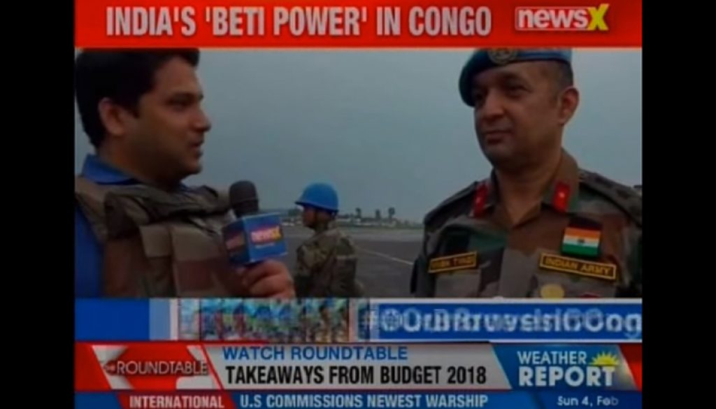 Saurabh Setia's instrumental role at the UN Peacekeeping force in Congo