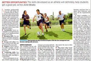 Article on Sports Experience penned by Dr Amit Bhalla,Deccan Herald