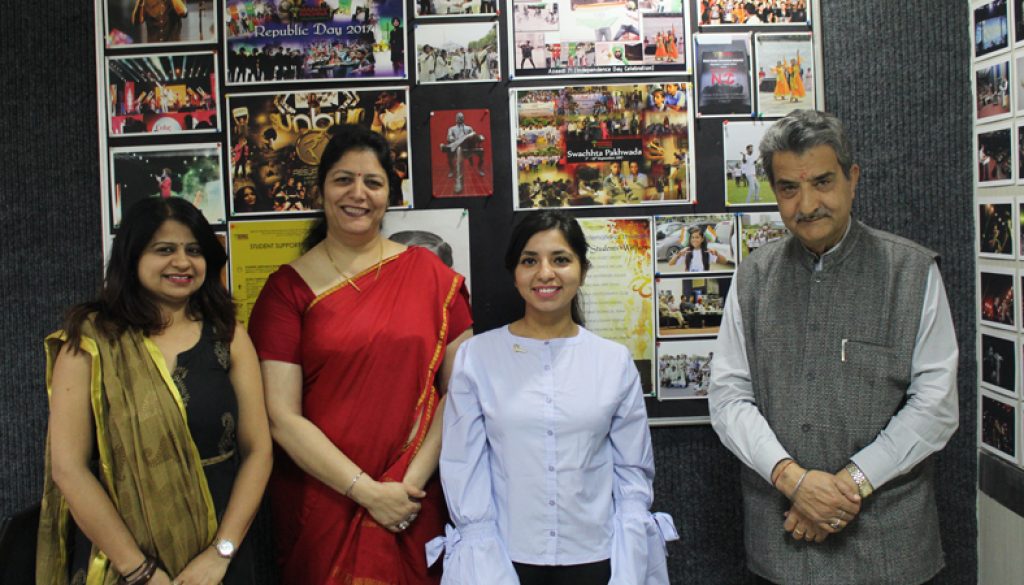 Alumnus of MRIIRS Visited Manav Rachna Campus