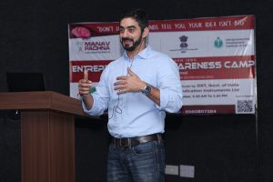 Three day Entrepreneurship Awareness Camp at Manav Rachna