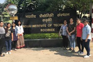 M.Sc. Mathematics Students went on an EduTrip to IIT Roorkee