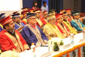 Prof. Anil Sahasrabudhe awards degrees at the sixth Convocation