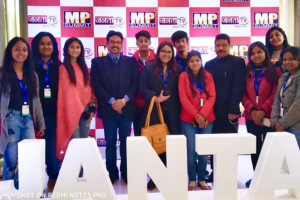 Media students attended “MP Summit” by Janta TV