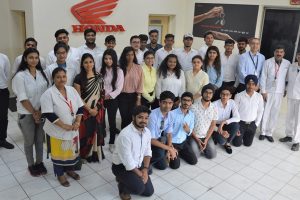 Industry visit of BBA Students to Honda Motorcycle and Scooter India Pvt. Ltd.
