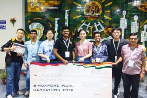Top 10 in Singapore India Hackathon 2019