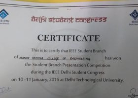 Award at IEEE