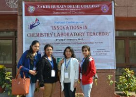 M.Sc. students of MRU at Zakir Hussain College, DU