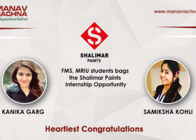 Shalimar Paints Internship