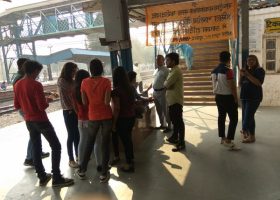 Department of Business Studies, FCBS went for a cleanliness drive to Old Faridabad Railway Station (6)