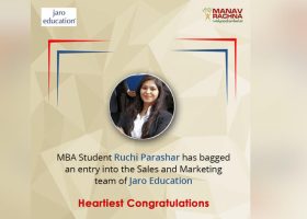 MBA student joins Jaro Education