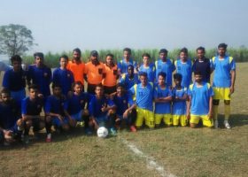 Students of MRIIRS (formerly MRIU) participated in North Zone Inter-University Football (M) tournament 2017-2018 (1)