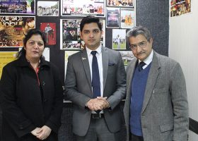 Alumnus Visited Manav Rachna Campus