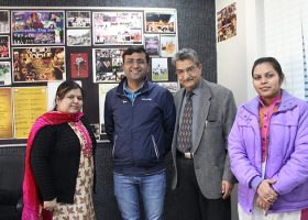 Alumni of B Tech visited MRIIRS Campus