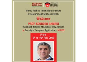 Prof Kourosh Ahmadi from AIS at MRIIRS