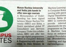 The Tribune,MoU with Xebia,21st Feb'18