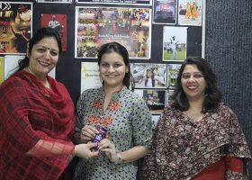 Alumna of FAS MRIIRS visited Manav Rachna Campus