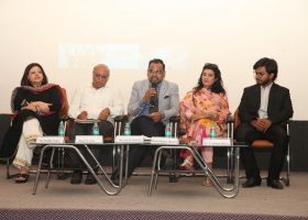 From Left- Ms. Shailja Naqvi, Brigadier (Retd.) Satindra Nath Setia, Mr. Nitesh Shankar, Ms. Karishma Mantri and Mr. Prashant Bhatia