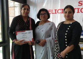 Ms Manpreet awarded Active SPOC certificate for Local Chapter of NPTEL