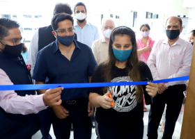 L to R (Dr Amit Bhalla, Dr Prashant Bhalla, Ms Sanya Bhalla, Dr Naresh Grover)