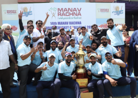 Team Manav Rachna lifts the Champions Trophy